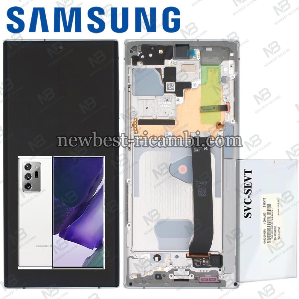 Samsung Galaxy Note 20 Ultra 5G N985 N986 Touch + Lcd + Frame White Service Pack