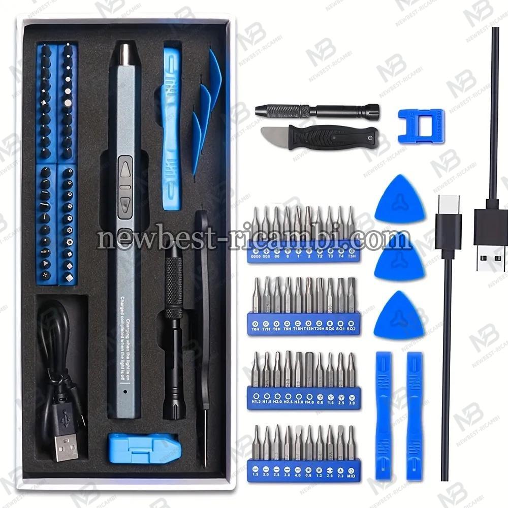 Electric Screwdriver OEM 51in1 Blue In Blister