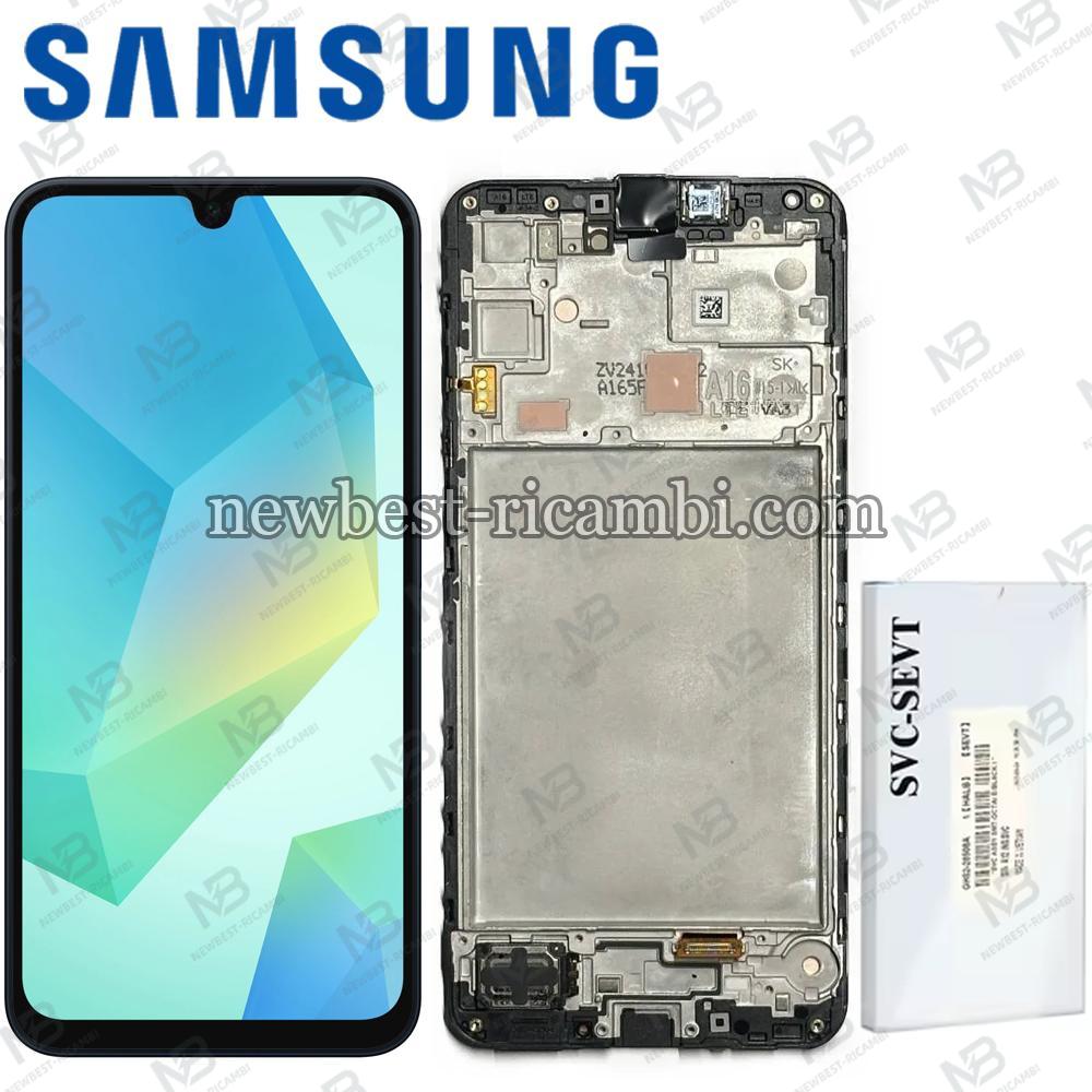 Samsung Galaxy A16 4G A165 Touch + Lcd + Frame Black Service Pack