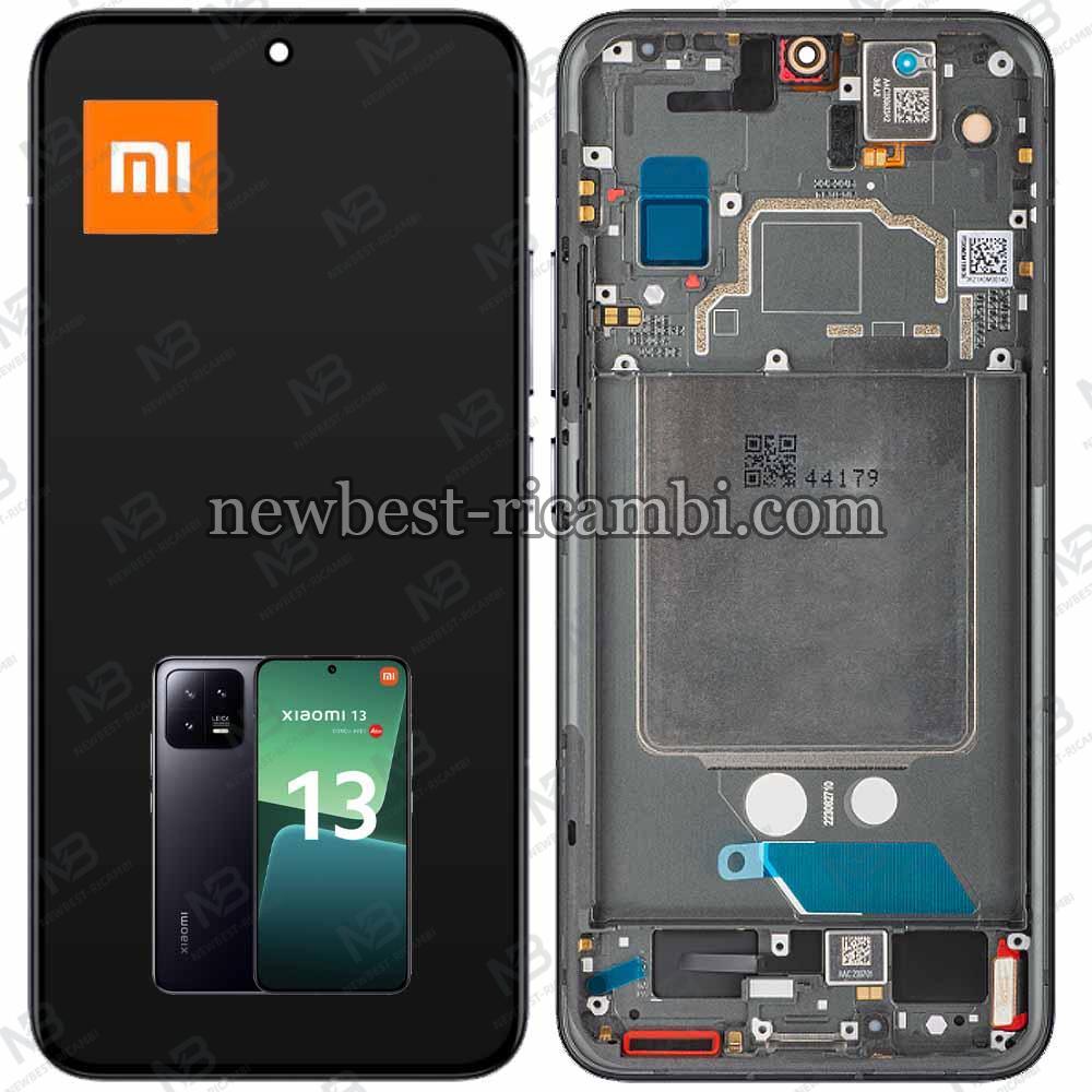 Xiaomi Mi 13 5G Touch + Lcd + Frame Black Service Pack