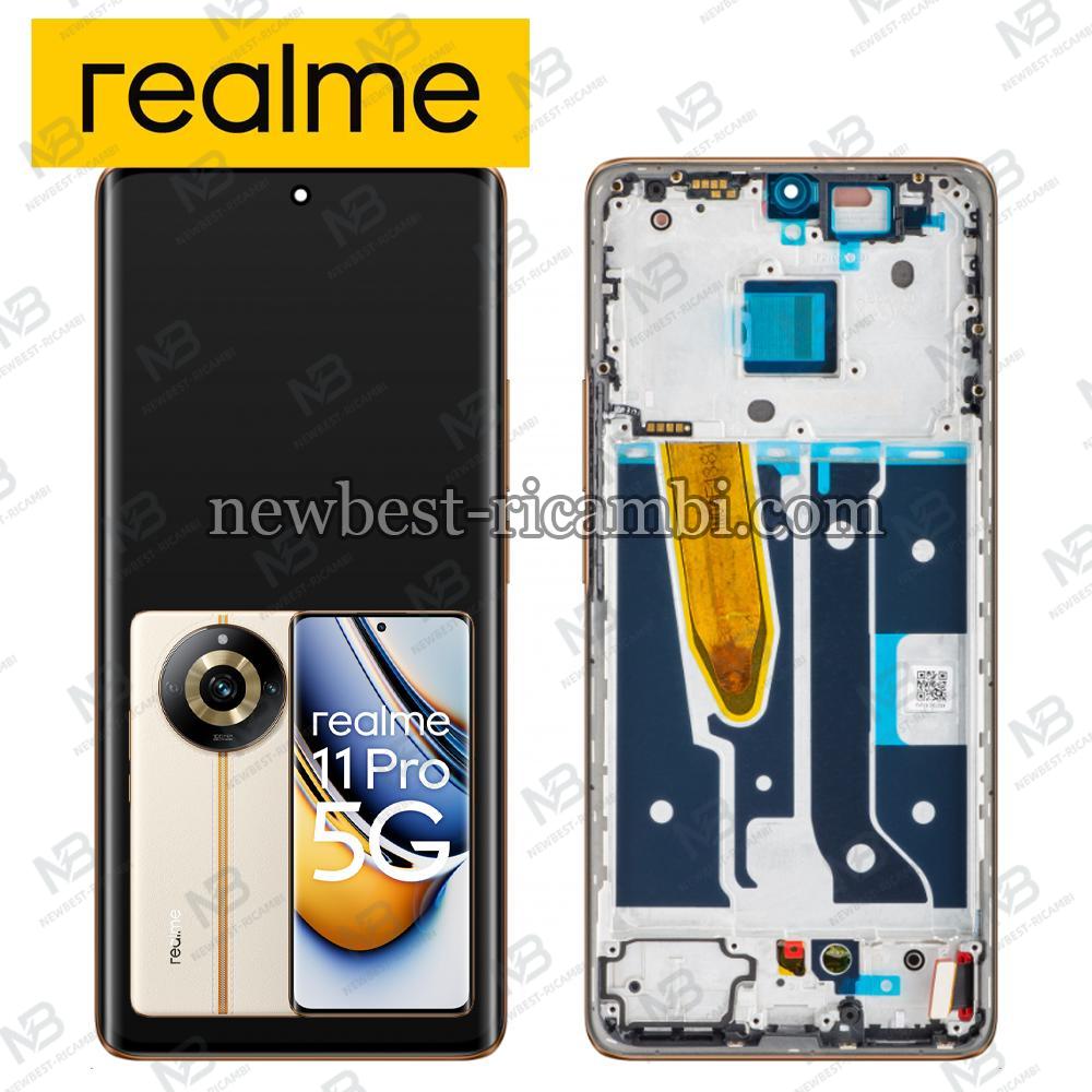 Realme 11 Pro 5G Touch + Lcd + Frame Beige Service Pack