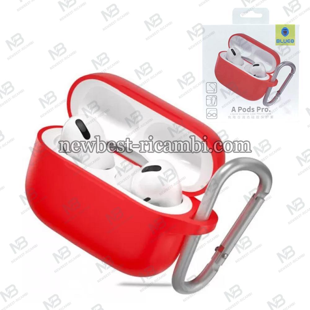 Blueo Silicon Case for Airpods Pro 1 B36-Red In Blister