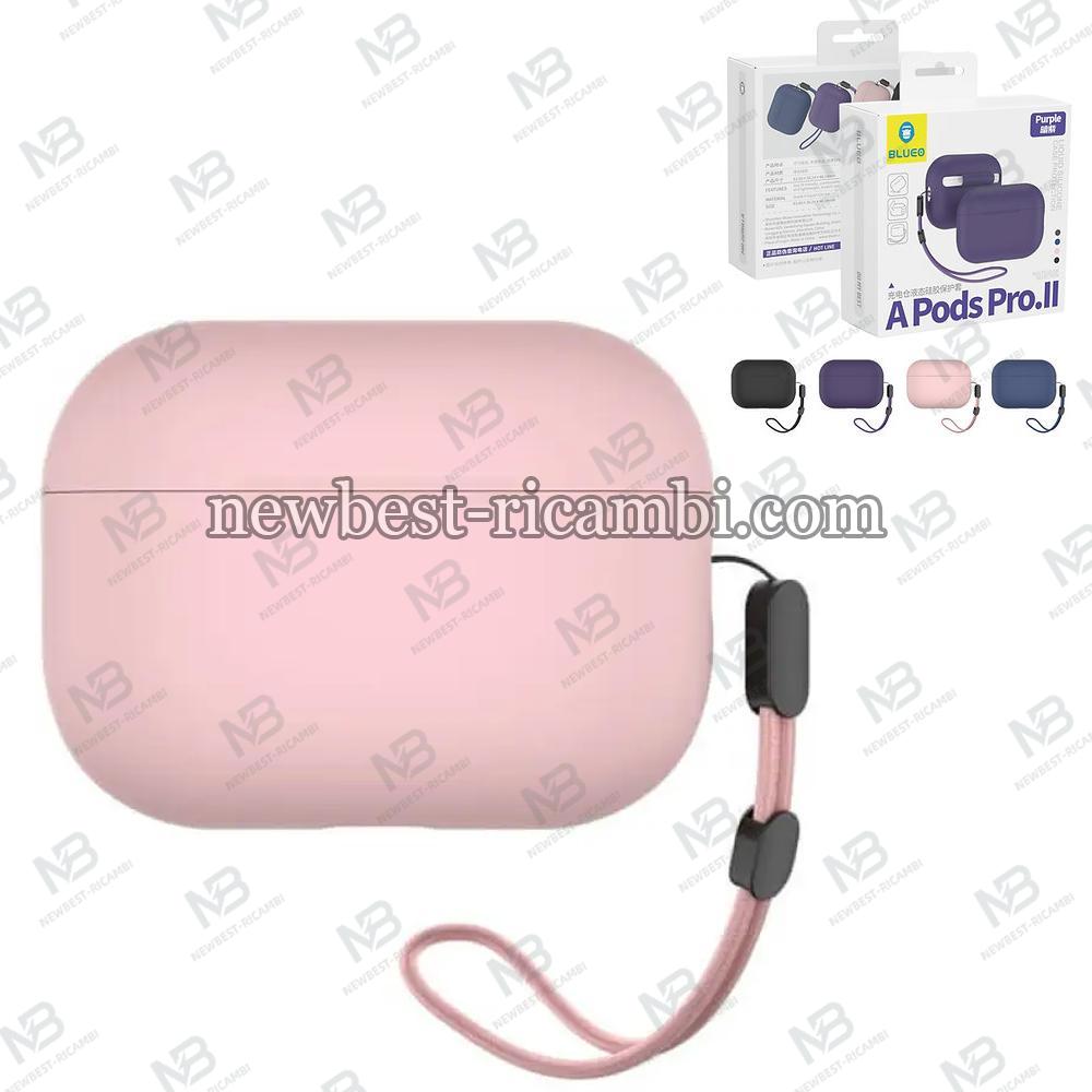 Blueo Silicon Case for Airpods Pro 2 B43 Pink In Blister