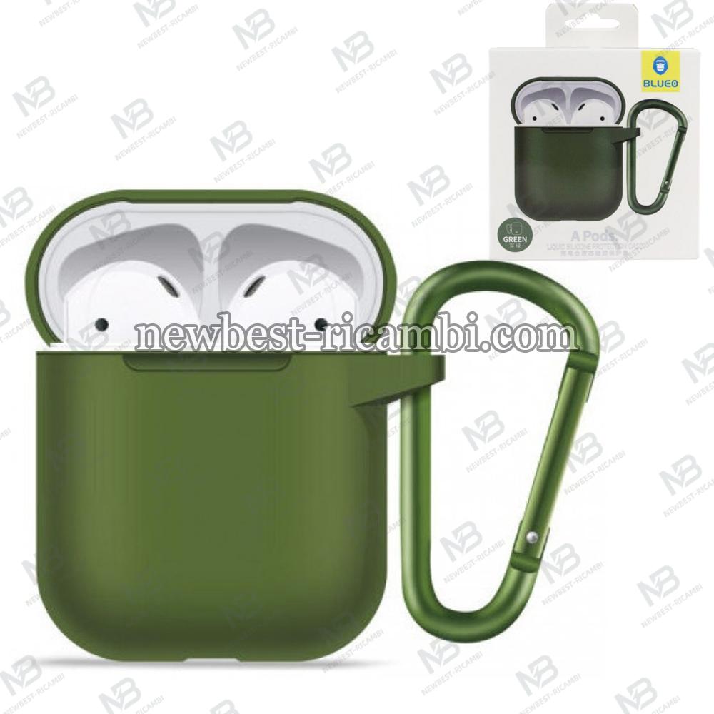 Blueo Silicon Case For AirPods 1-2 B34-Green In Blister