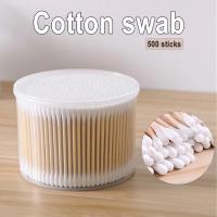 Cosmetic Cotton Swab Double Head Ended Clean Cotton Buds (+-500 pcs)