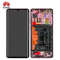 Huawei P30 Pro Touch + Lcd + Frame Battery Lavender Service Pack