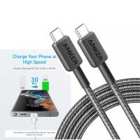 USB-C to USB-C Cable Anker 322 60W 3A 1.8m Black A81F6G11 In Blister