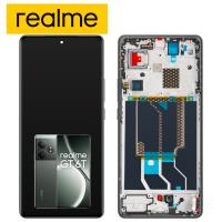 Realme GT 6T 5G (RMX3853) Touch + Lcd + Frame Green Service Pack