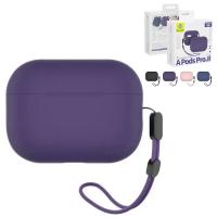 Blueo Silicon Case for Airpods Pro 2 B43 Purple In Blister