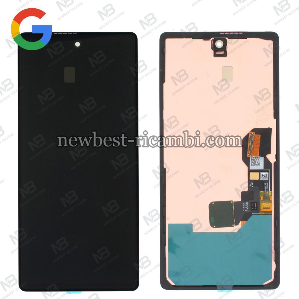 Google Pixel 6A Touch + Lcd + Plastic Support Black Service Pack