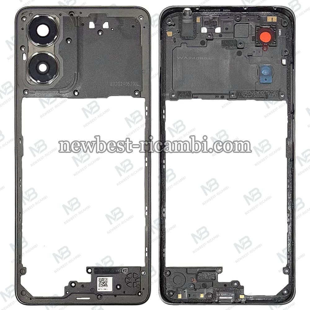 Moto E14 Frame B + Camera Glass + Side Key Gray