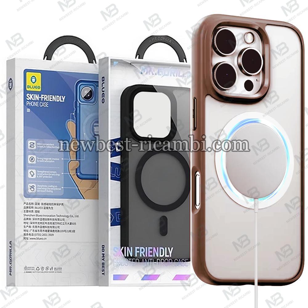 Blueo Skin Friendly Frosted Anti-Drop Case - iPhone 16 Pro Max - Rose Gold In Blister