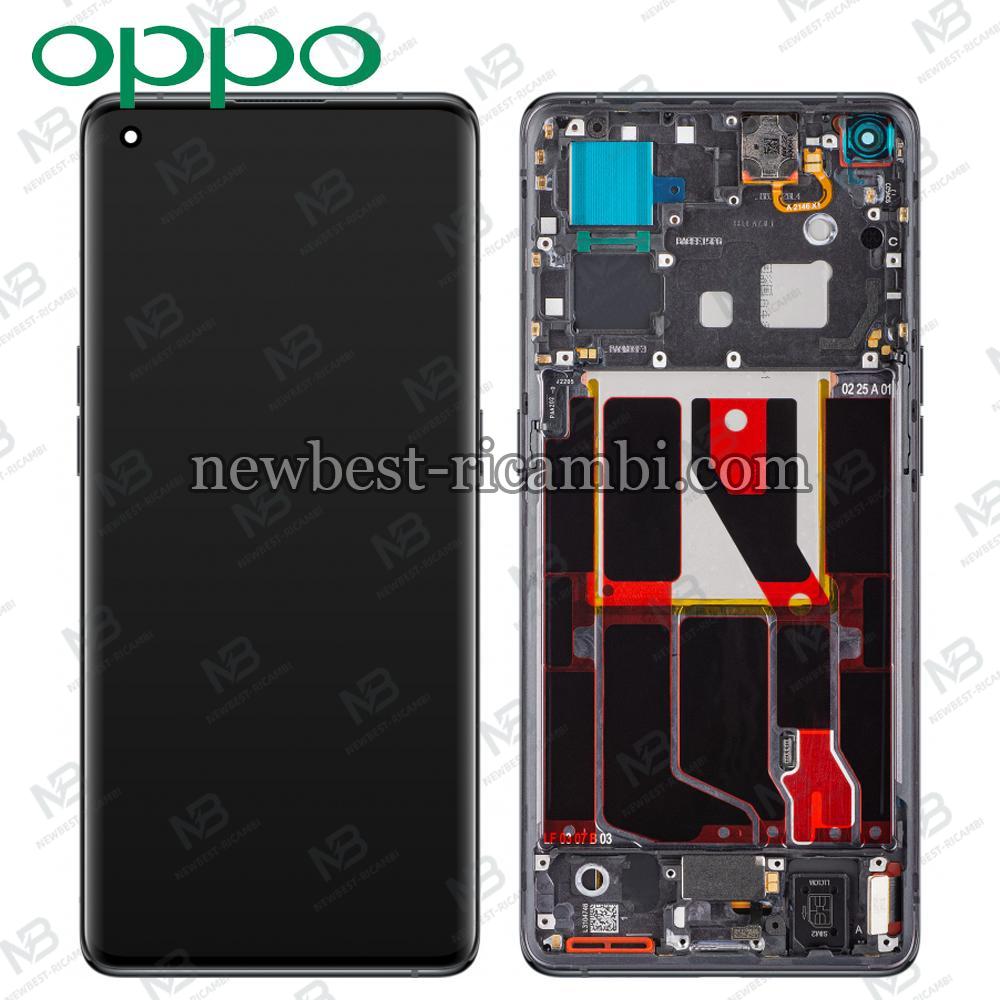 Oppo Find X5 5G (CPH2307) Touch + Lcd + Frame Black Service Pack