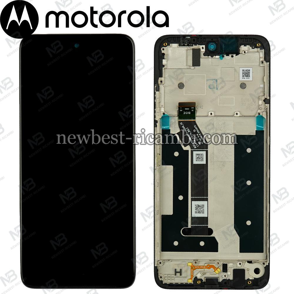 Moto G35 5G Touch + Lcd + Frame Black Service Pack