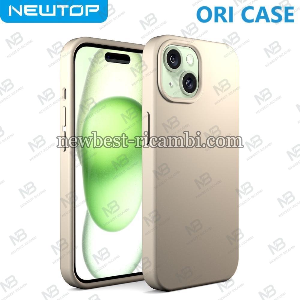 NEWTOP ORI CASE COVER APPLE IPHONE 15 (APPLE - Iphone 15 - Beige)