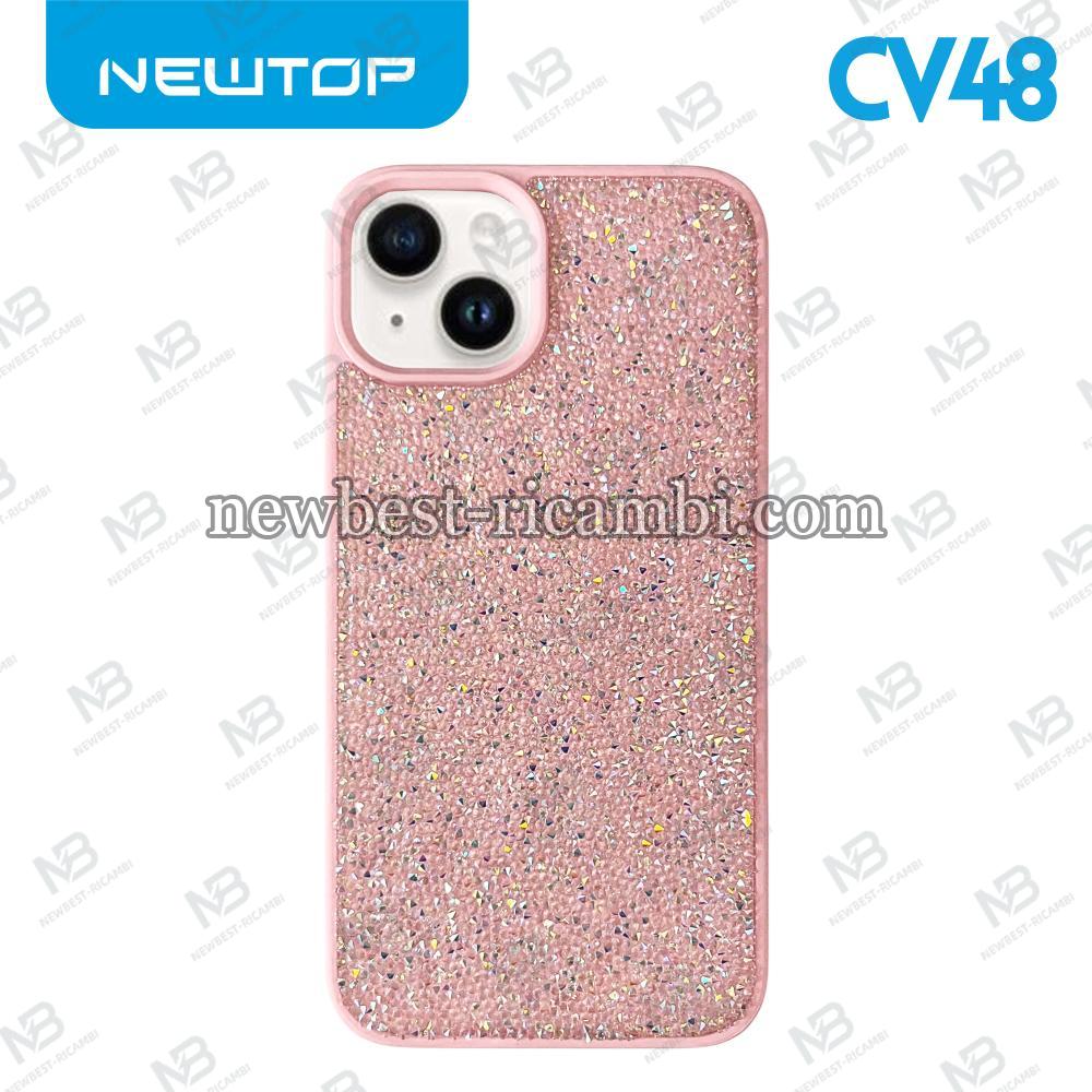 NEWTOP CV48 STAR DIAMOND PER APPLE IPHONE 16 PRO (APPLE - Iphone 16 PRO - Rosa)