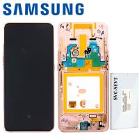 Samsung Galaxy A80 A805f Touch+Lcd+Frame Gold Service Pack