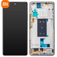 Xiaomi Mi 11T 5G / Mi 11T Pro 5G Touch + Lcd + Frame White / Silver Service Pack