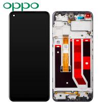 Oppo A53 2020 / A53S / A32 / A33 8M Touch + Lcd + Frame Black Service Pack