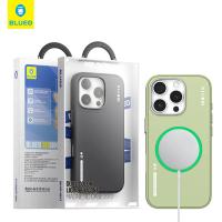 Blueo Dual-Color Liquid Silicone Magnetic Case iPhone 16 Green In Blister