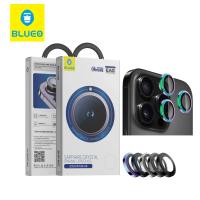 Blueo Sapphire PVD Steel Camera Ring For iPhone 14 Pro / 14 Pro Max Colorful In Blister