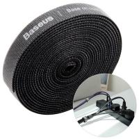 Velcro Tape Cable Organizer Baseus Circle, 3m Black ACMGT-F01