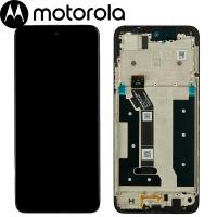 Moto G35 5G Touch + Lcd + Frame Black Service Pack