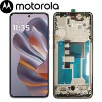 Motorola Edge 50 Neo 5G Touch + Lcd + Frame Gray / Grisaille Service Pack