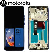 Motorola Edge 50 Neo 5G Touch + Lcd + Frame Blue Service Pack