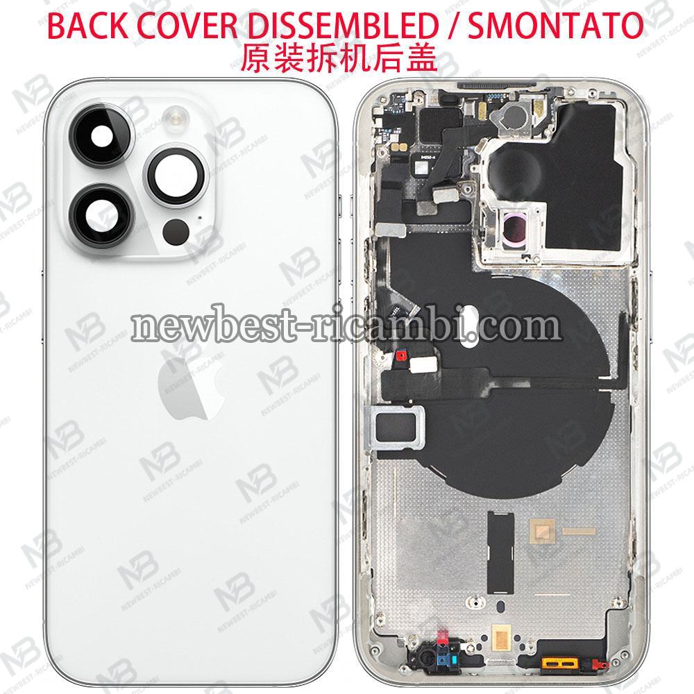iPhone 14 Pro Back Cover + Frame White / Silver Dissembled Grade A Original