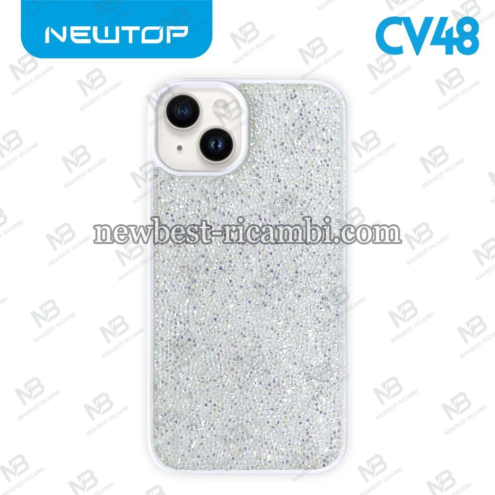 NEWTOP CV48 STAR DIAMOND PER APPLE IPHONE 16 PRO MAX (APPLE - Iphone 16 PRO MAX - Bianco)