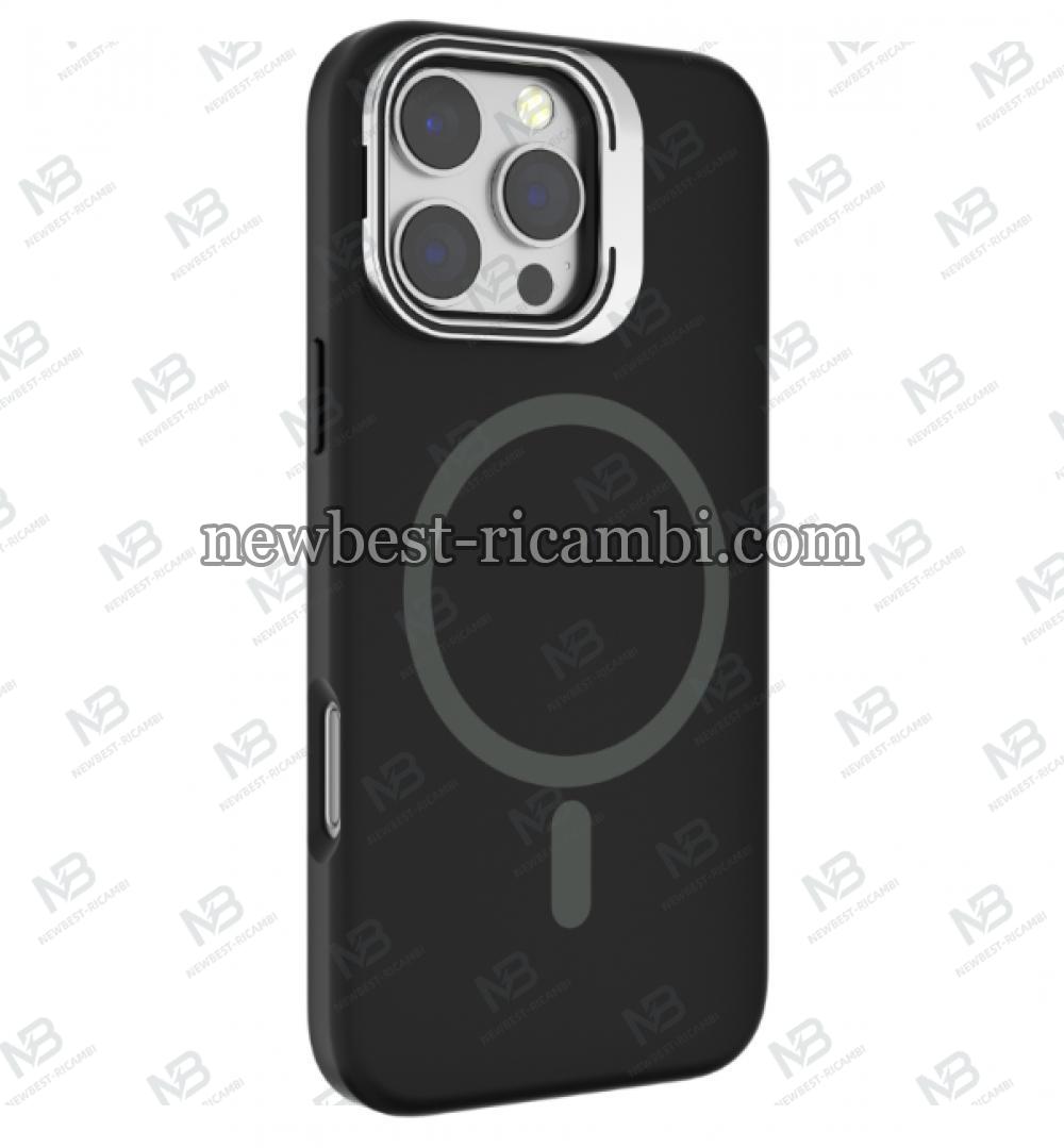 NEWTOP CV47-13 SUPPORTO CON VETRO PER FOTOCAMERA IPHONE 15 PRO MAX Nero
