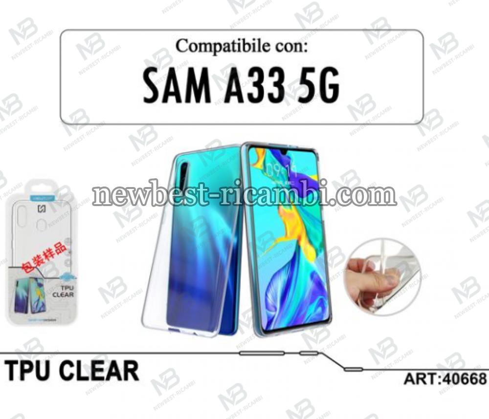 TPU CLEAR COVER SAMSUNG GALAXY A33 5G Trasparente