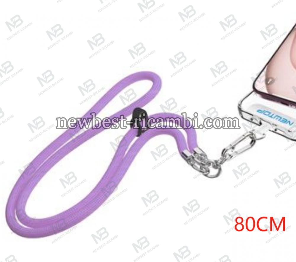NEWTOP CV37  LACCETTO UNIVERSALE 80CM Viola