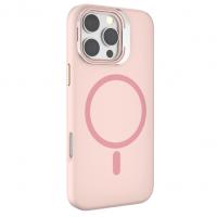 NEWTOP CV47-13 SUPPORTO CON VETRO PER FOTOCAMERA IPHONE 16 PRO MAX Rosa