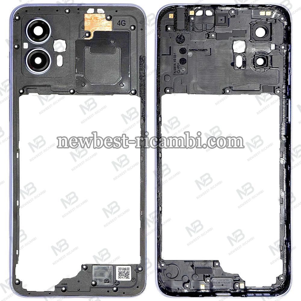 Moto G13 (2023) XT2331 Frame B + Side Key Blue