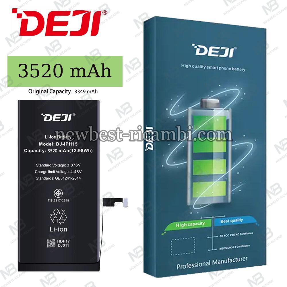 ​Deji iPhone 15 High Quality Battery High Capacity 3520mAh