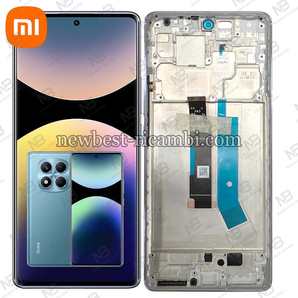 Xiaomi Redmi Note 14 Pro 4G Touch + Lcd + Frame Blue Service Pack