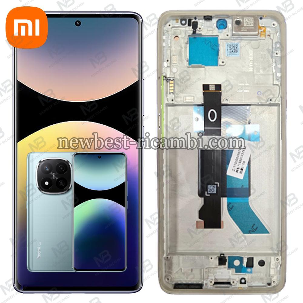 Xiaomi Redmi Note 14 Pro 5G Touch + Lcd + Frame Blue Service Pack