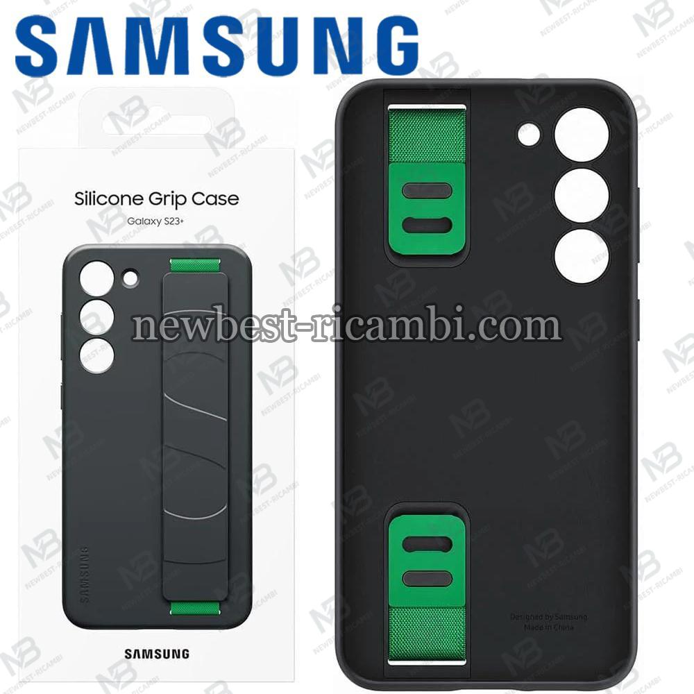 SAMSUNG EF-GS916TBEGWW Galaxy S23+ S916 Silicone Grip Case Black In Blister