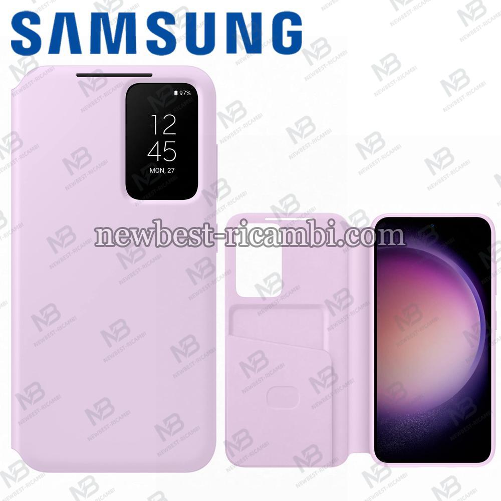 Samsung EF-ZS911CVEGWW Galaxy S23 S911 Wallet Case Lilac Smart View In Blister