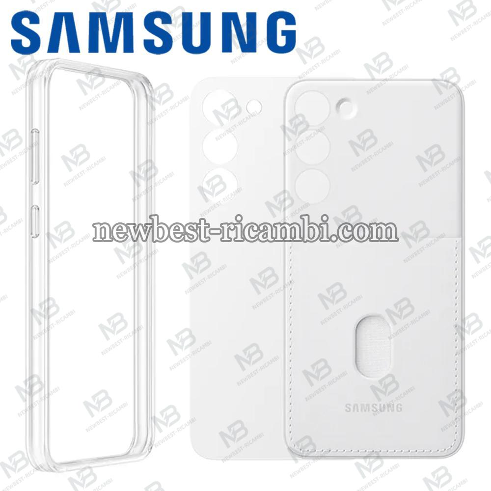 SAMSUNG Galaxy S23+ S916 Frame Case White Navy EF-MS916CWEGWW In Blister