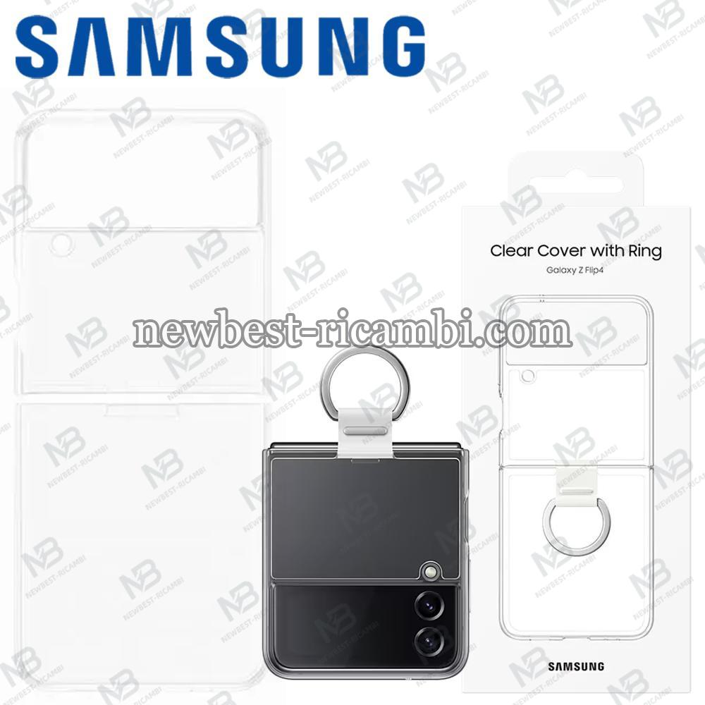 SAMSUNG Flip 4 F721 Clear Cover With Ring Transparent EF-OF721CTEGWW In Blister