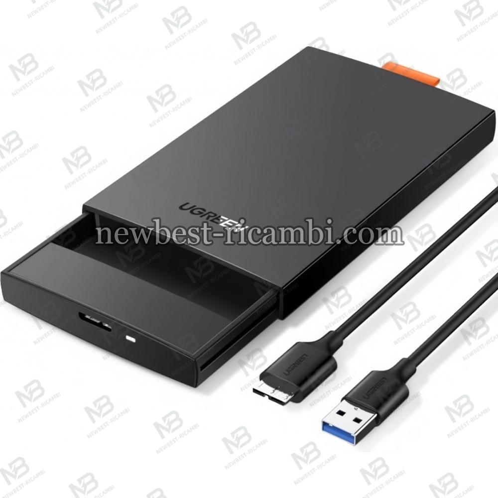 HDD / SSD Enclosure UGREEN CM237 for SATA 2.5inch USB 3.0 Black In Blister