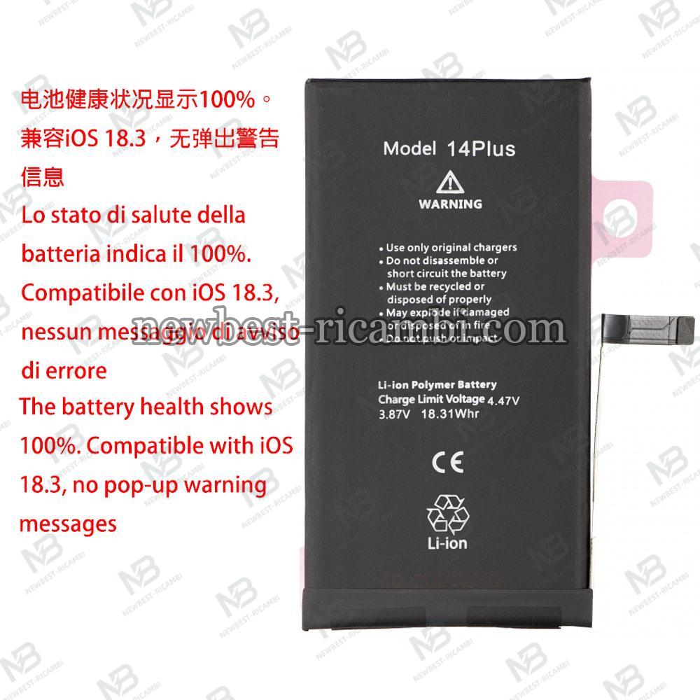 Battery for Apple iPhone 14 Plus 4323mAh Diagnostic High Capacity