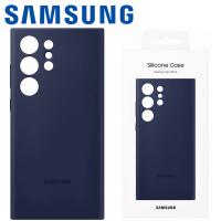 Samsung S23 ULTRA S918 Silicone Cover Case Navy Blue (EF-PS918TNEGWW) In Blister