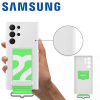 Samsung Galaxy S22 Ultra S908 Official Case Silicone with Strap Cover White (EF-GS908TWEGWW) In Blister