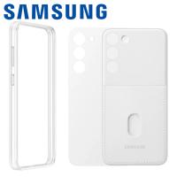 SAMSUNG Galaxy S23+ S916 Frame Case White Navy EF-MS916CWEGWW In Blister