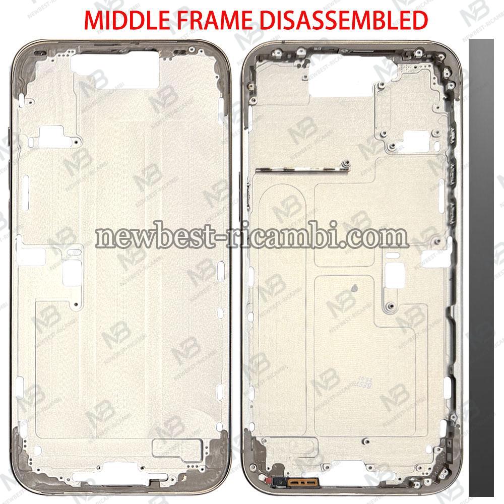 iPhone 16 Pro Max Middle Frame + Side Key Dissembled Black Grade A Original