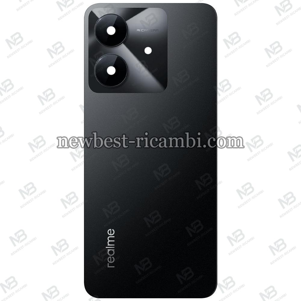 Realme Note 60x (RMX3938) Back Cover + Camera Glass Black